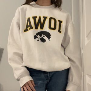 University of Iowa sweatshirt